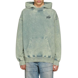 Sudaderas con efecto acid wash, tela lavada con tacto suave, perfectas para ropa urbana, conjuntos informales y uso diario. - Product Image 1