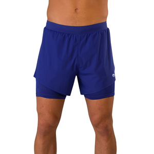 กางเกงขาสั้นออกกำลังกายผู้ชาย Flex 2 in 1 พร้อมซับในรัดรูป น้ำหนักเบา แห้งเร็ว เหมาะสำหรับยิม วิ่ง ฟิตเนส ชุดกีฬา รับผลิตแบบ OEM ขายส่ง - Product Image 1