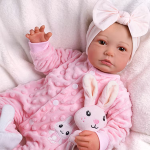 <span class=keywords><strong>Poupée</strong></span> Reborn Bébé Fille Réaliste Carina 20 Pouces avec Corps en Tissu Doux, Expédition Rapide 3-7 Jours, En Stock Babeside RTS - Product Image 2