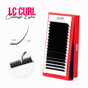Charmlash - Proveedor Mayorista de Pestañas - Bandejas de Pestañas de Terciopelo Mate B J C CC LC J M Curl - Bandeja de Pestañas de Visón Oscuro - Cruelty-Free - Ligeras - Product Image 1