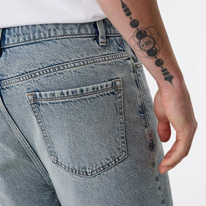 Short en jean confortable et jeune pour homme, séchage rapide, 240 GSM, idéal pour l'entraînement et la course, collection été – Nouvelle promotion ! - Product Image 6