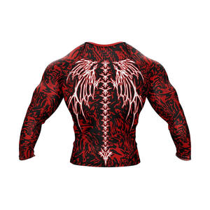 Camiseta Deportiva Sublimada de Manga Corta para BJJ, Transpirable, de Secado Rápido, Ecológica, Antibacteriana, de Poliéster para Hombre - Product Image 3