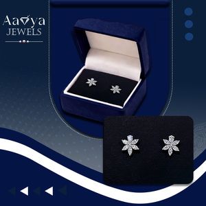 1.44Ct <b>Fine</b> Jewelry 9K Yellow Gold Luxury Lab Grown Pear Cut HRD Certified Diamond <b>Stud</b> <b>Earrings</b> for Women Wedding & Partywear - Product Image 3