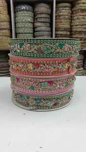 ริบบิ้นลูกไม้ปักลายออร์แกนซ่าประดับเลื่อมเมทัลลิกและลูกปัดสำหรับรองเท้าและกระเป๋า - ขายส่งราคาพิเศษ - Product Image 5