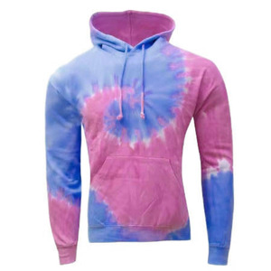 Sweat-shirt à capuche tie-dye élégant pour homme, confortable, à manches longues, avec tissu de qualité supérieure, poche kangourou avant et ourlet côtelé - Product Image 1