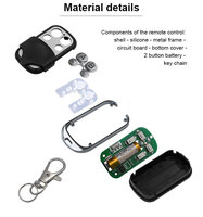 Control Remoto Universal Inalámbrico, Duplicador de Control Remoto Multimarca para Puerta de Garaje y Persianas Enrollables