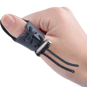 Protector de Dedo Anular de Cuero para Tiro con Arco, para Arco Recurvo Tradicional, Caza y Tiro, Protector Personalizado OEM - Product Image 6