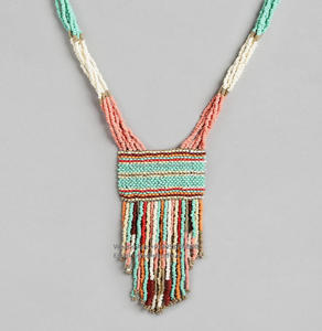 Collar africano tribal con cuentas hecho a mano para mujeres y niñas - Product Image 3