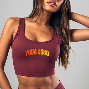 Sujetador Deportivo de Yoga para Mujer, Ligero, Sin Costuras, de Alta Calidad, con Tirantes Ajustables, Colores y Logotipo Personalizables, para Gimnasio y Entrenamiento - Product Image 3