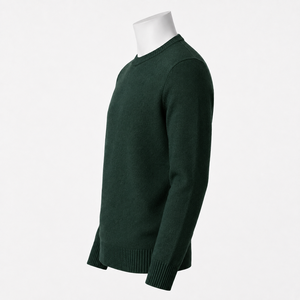Suéter de Cachemira para Hombre, Cuello Redondo, Textura Fina, Calidez Natural, Silueta Cómoda, Sofisticado, Transpirable para Uso Diario - Product Image 2