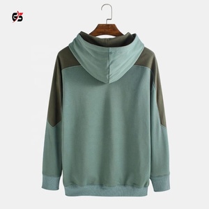 Sweats à capuche en coton pour hommes, vente en gros directe d'usine, sweat-shirt en coton à bas prix, Design personnalisé de marque 350 GSM - Product Image 2