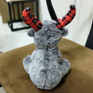 Peluche de renne de Noël personnalisée OEM, nouvelle peluche de cerf pour Noël - Product Image 4