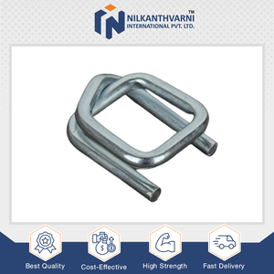 Fabricante y Exportador de Renombre que Vende Hebillas de Alambre Galvanizado de Alta Calidad para Correas de Cordón Compuesto de Poliéster en 32 mm - Product Image 2