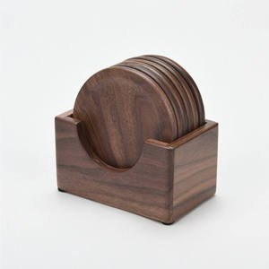 ชุดจานรองแก้วไม้ทรงสี่เหลี่ยมอะคาเซียสุดหรู พร้อมที่วาง ดีไซน์ทันสมัย เหมาะสำหรับโต๊ะกาแฟ บาร์ ตกแต่งบ้าน หรือเป็นของขวัญ - Product Image 2