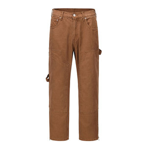 Jean classique décontracté pour un style urbain élégant, avec une qualité supérieure, pantalon homme délavé. - Product Image 1
