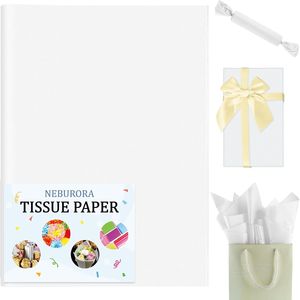 Sacchetti Regalo in Carta Velina Bianca, 60 Fogli, 14 x 20 Pollici, Confezione all'Ingrosso per Fiori, Arte, Artigianato, Fai da Te, Elegante Riempitivo per Confezioni Regalo - Product Image 3