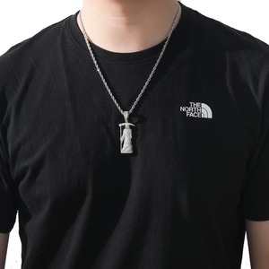 Nouveauté - Pendentif en or plaqué 18 carats, style hip-hop, serti de moissanite, logo personnalisé, dessin animé, bijou cadeau pour homme et femme - Product Image 4