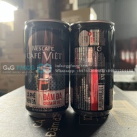 Vente en gros de café Nescafé CAFE Viet Black Drink 170ml, produits de consommation rapide du Vietnam, grossiste