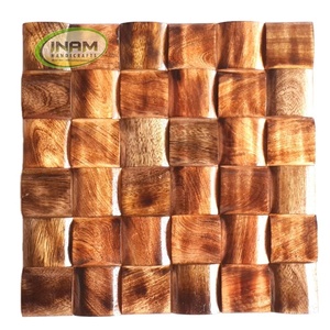 Beautiful and Durable Wall Tiles, Handmade mango <b>Wood</b> Designer Wall Tiles, Size 12" Antique <b>Wood</b> Wall Tiles, - Product Image 1