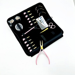 Kit de Pinzas para Extensiones de Cabello de Acero Inoxidable Personalizadas para Estudiantes - Herramientas Esenciales de Precisión y Calidad al por Mayor - Product Image 1