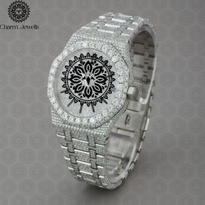 Reloj Charm Jewells de Lujo, Acero Inoxidable, 40 mm, Movimiento Mecánico Analógico, Fecha Automática, Luminoso, Cierre Plegable, Resistente al Agua 10 Bar - Product Image 3