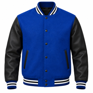Wholesale SANGLA SPORTS Custom Logo Baseball <b>Jacket</b> Plus Polyester <b>Nylon</b> Lining Wool Shell Varsity <b>Jackets</b> OEM Factory <b>Men</b> - Product Image 4