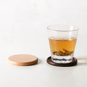 Wholesale Custom Classic Natural Oak Bamboo Mango Wooden Coaster Plain Blank Eco-Friendly From India - Product Image 1