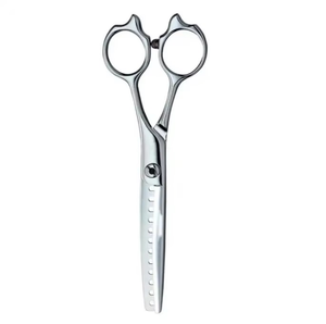 Tijeras Profesionales para Adelgazar el Cabello, para Diestros, con Hoja de Acero Inoxidable 6CR13 de 5.5 Pulgadas, Acabado Espejo, Logotipo Personalizado para Salón de Belleza - Product Image 1