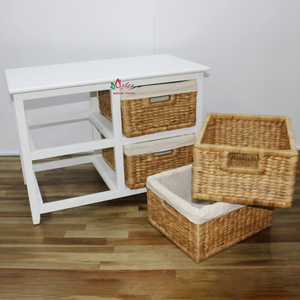 Artex Dong Thap Artisanat naturel Armoire de rangement en jonc de mer faite à la main Paniers de meubles de bureau directs d'usine du Vietnam - Product Image 2