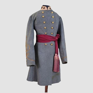 Abrigo de lana de reproducción americana de época precisa, estilo uniforme civil tradicional. - Product Image 2
