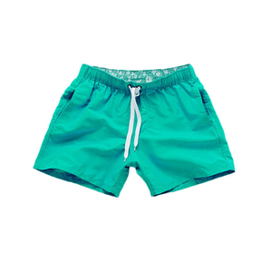 Shorts de sport pour hommes en polyester/coton, avec logo personnalisé, poches arrière, ourlet coupé, séchage rapide, pour la remise en forme - Product Image 3