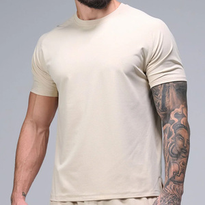 Camisetas al por mayor 100% algodón para hombre, camisetas lisas, impresión DTG personalizada, camiseta extragrande en blanco, camiseta unisex con logo personalizado - Product Image 2