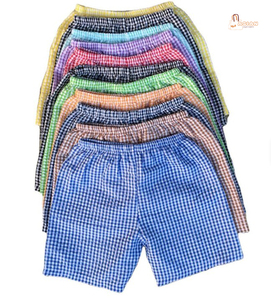 Summer Clothes <b>Plain</b> Beach Swimming Trunks <b>Canvas</b> Quick Dry Casual 100% Cotton Short Baby Hot Kids Shorts - Product Image 1