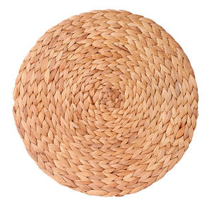 Décoration bohème, sets de table ronds en jacinthe d'eau faits à la main, diamètre 38 cm, épaisseur 8 mm, design traditionnel vietnamien Dai Ngan Dung - Product Image 6
