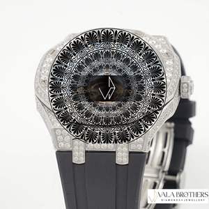 นาฬิกา Audemars Piguet รุ่นขายดีที่สุด แฟชั่นการ์ตูนทันสมัย ประดับเพชร สปอร์ต วินเทจ ตัวเรือนโลหะผสม ขนาดใหญ่ ระบบควอตซ์ ดีไซน์ทันสมัย - Product Image 2