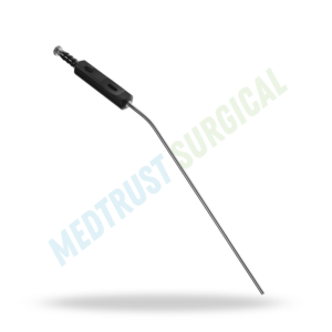 Frazier Suction Tube Stainless Steel Fine Tip Manual Surgical Suction <b>Instrument</b> for ENT Microsurgery Aspiration Procedures - Product Image 2