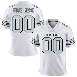 Maillot de football américain personnalisé, séchage rapide, respirant, uniforme d'équipe, manches courtes, vêtements de sport, service OEM - Product Image 5