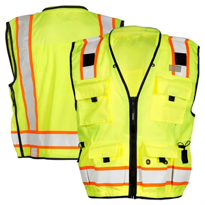 Chaleco de Seguridad Unisex de Moda al por Mayor, Personalizado, Transpirable, de Alta Calidad, Antiestático, Reflectante, con Color Personalizado - Product Image 1