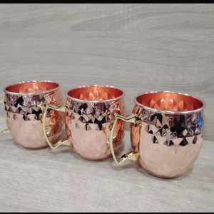 Taza de cobre para Moscow Mule, taza de cobre martillado, taza de cobre puro, taza de cobre para bebidas, taza de cobre para cerveza, taza de cobre para cócteles, Moscow Mule - Product Image 6