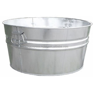 Galvanized Metal Iron <b>Ice</b> <b>Bucket</b> <b>Beverage</b> <b>Tub</b> Bar Product Metal Wine <b>Bucket</b> - Product Image 2