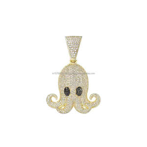Joyería de Lujo con Animales como Motivos, Colgante Hecho a Mano con Diamantes Cultivados en Laboratorio, Joyería Personalizada Estilo Rapero - Product Image 5