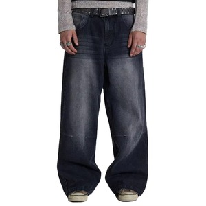 Pantalons modernes faciles à porter, jeans en denim pour hommes, coton respirant, jeans en denim pour hommes, coupe confortable, jeans en denim pour hommes, jeans en denim en gros - Product Image 4