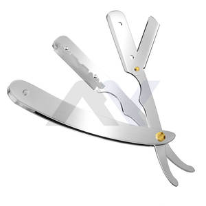 Navaja de Afeitar Profesional de Alta Calidad para Hombre, Navaja de Afeitar de Borde Recto, Duradera, con Logotipo Personalizado, Venta al por Mayor - Product Image 2