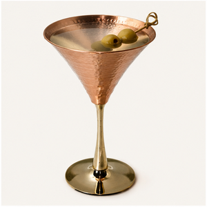 Custom 100% Pure <b>Copper</b> Hammered Martini <b>Cup</b> Metal Wine Goblet Tarnish Resistant Drinkware Set For Restaurant And Pub Barware - Product Image 4