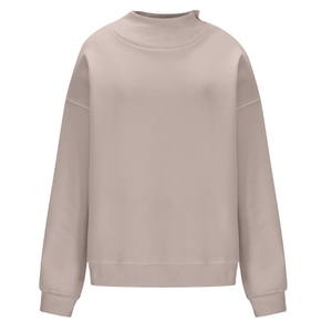 เสื้อสเวตเชิ้ตคอตั้งปักโลโก้ตามสั่ง สีเขียวเข้ม ทรงโอเวอร์ไซส์ ผ้าฟลีซ สตรีทแวร์ ยูนิเซ็กส์ - Product Image 1