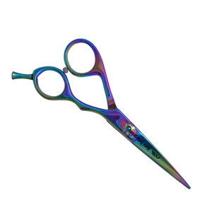 Tijeras de Barbero Profesionales para Diestros, Hojas Rectas de Acero Inoxidable, Punta Afilada, Mangos de Acero Duraderos, Corte de Cabello de Precisión - Product Image 2