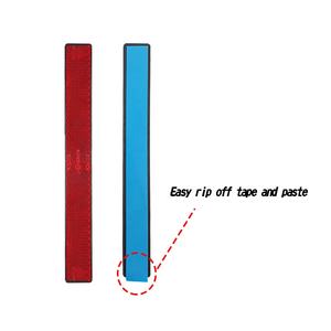 Réflecteur réfléchissant rectangulaire de fourche avant de moto avec ruban adhésif - Product Image 2