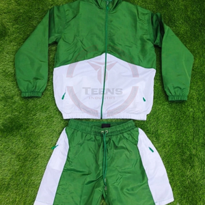 Ensemble de survêtement gris pour femme, manches longues, fermeture éclair, short sportif, polyester léger, tenue d'été, coupe classique, couleur unie - Product Image 3
