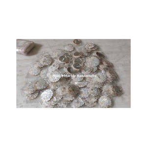 Forme ronde solide Super spécial produit moderne miroir en nacre avec artisanat à la main conception utilisation pour la décoration de la maison articles cadeaux - Product Image 2