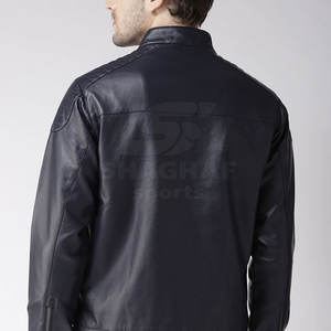 Vestes en cuir tendance pour hommes, tenue moderne et look décontracté pour la rue, utilisation quotidienne, vestes d'hiver - Product Image 4